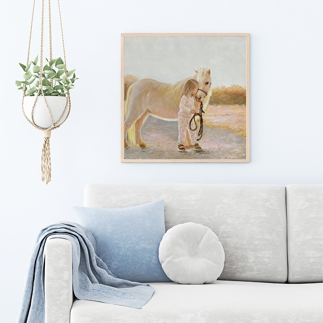 1224672_girl-and-pony-paintru-custom-pet-portrait-painting-living-room