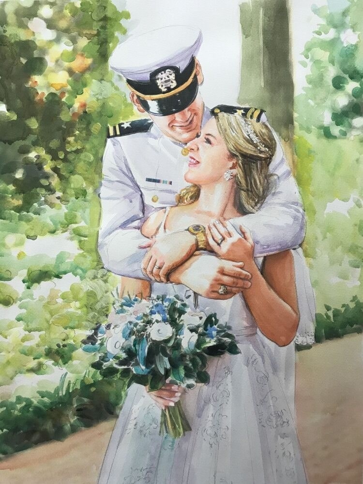 1482-summer-watercolor-wedding-couple-portrait-painting