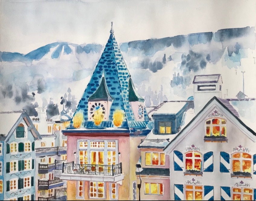 Paintru-custom-painting-winter-landscape
