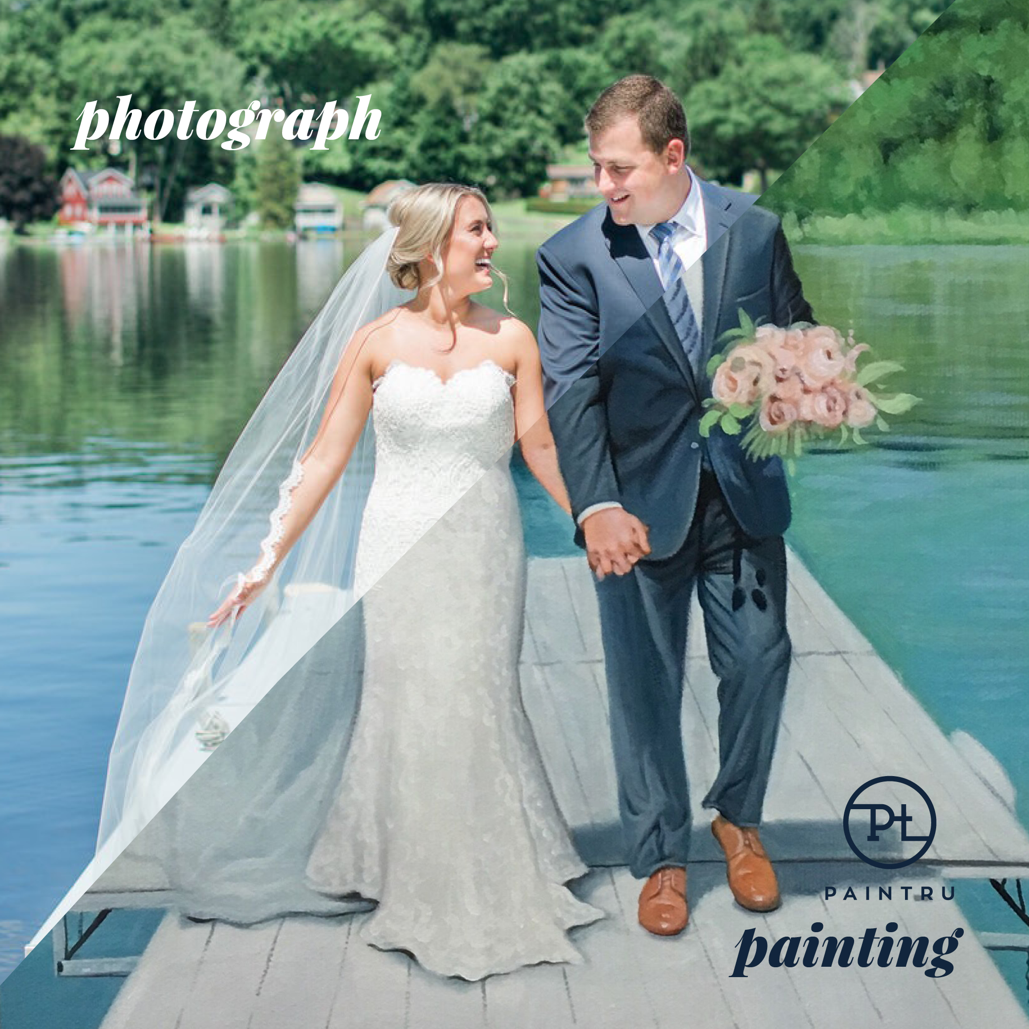 lake-wedding-photo-to-painting