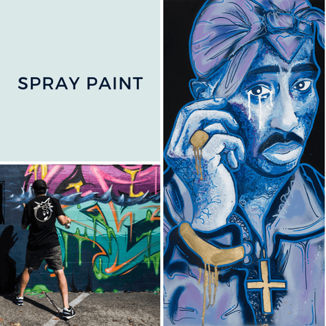types-of-painting-mediums-spray-paint