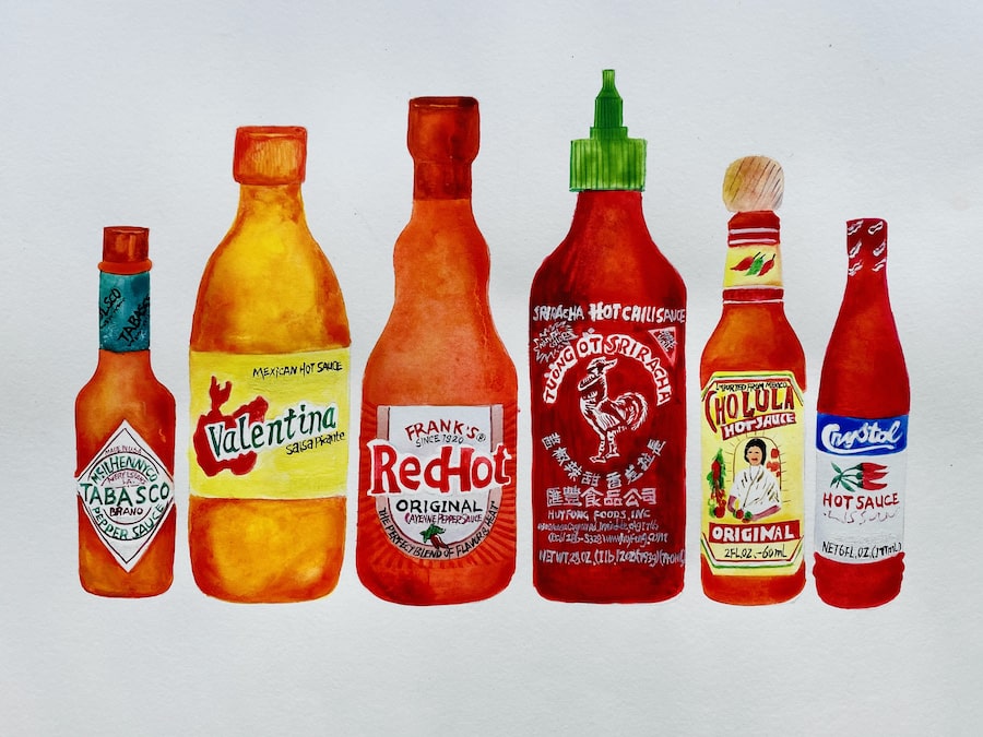 PR1018-paintru-watercolor-painting-hot-sauce-min